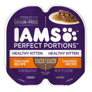 Iams Perfect Portions Healthy Kitten-Chicken Cuts in Gravy