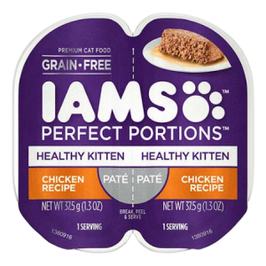 Iams Perfect Portions Healthy Kitten Grain Free Pate-Chicken