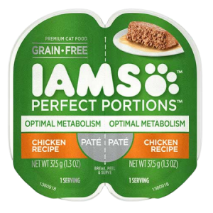 Iams Perfect Portions Optimal Metabolism Cat Pate-Chicken