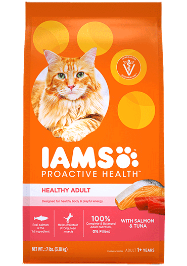 Iams Proactive Health Adult Cat Food With Salmon & Tuna