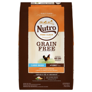 Nutro Grain-Free Large Breed Adult Farm-Raised Chicken, Lentils & Sweet Potato Dry Dog Food