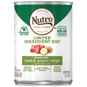 Nutro Limited Ingredient Diet Adult Lamb & Potato Recipe Canned Dog Food