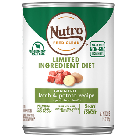 Nutro Limited Ingredient Diet Adult Lamb & Potato Recipe Canned Dog Food