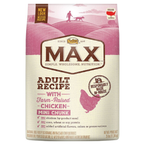 Nutro Max Adult Mini Chunk Natural Chicken Meal & Rice Recipe Dry Dog Food