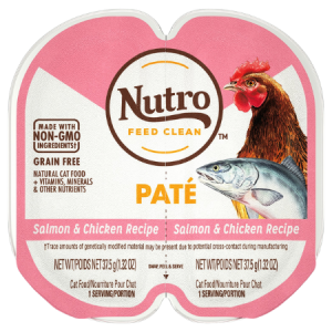 Nutro Perfect Portions Grain-Free Salmon & Chicken Recipe Cat Food Trays