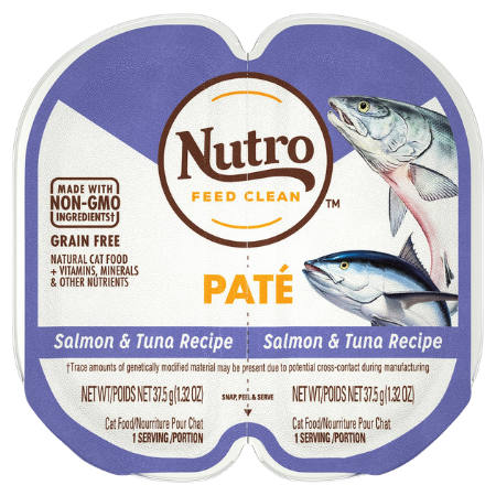 Nutro Perfect Portions Grain-Free Salmon & Tuna Recipe Cat Food Trays
