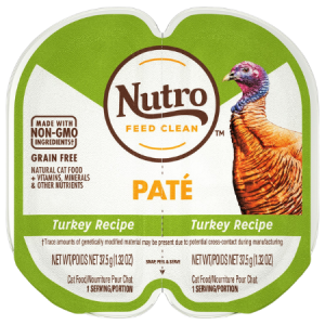 Nutro Perfect Portions Grain-Free Turkey Recipe Cat Food Trays
