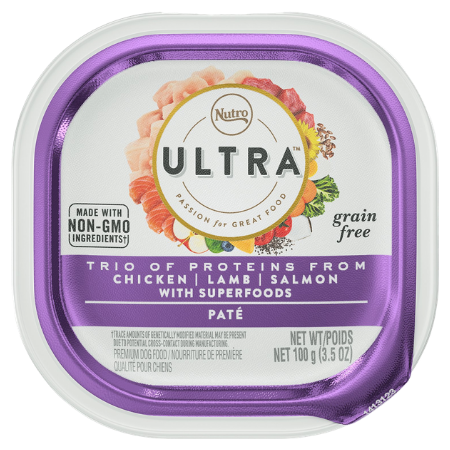 Nutro Ultra Adult Pate Chicken, Lamb & Salmon Entree Dog Food Trays