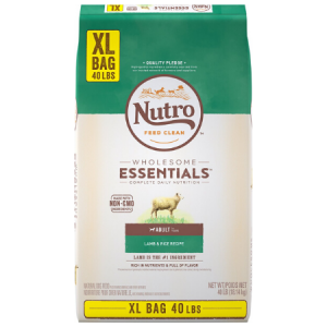 Nutro Wholesome Essentials Large Breed Adult Pasture Fed Lamb & Rice Recipe Dry Dog Food, 40-lb.