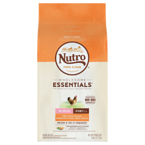 Nutro Wholesome Essentials Toy Breed Adult Farm-Raised Chicken, Brown Rice & Sweet Potato Recipe Dry Dog Food, 5-lb bag