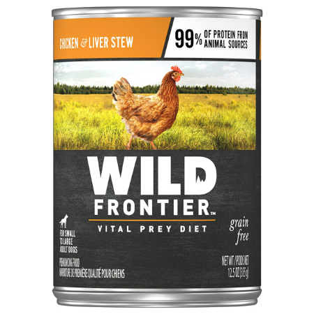 Nutro Wild Frontier Chicken & Liver Stew Adult Grain-Free Canned Dog Food