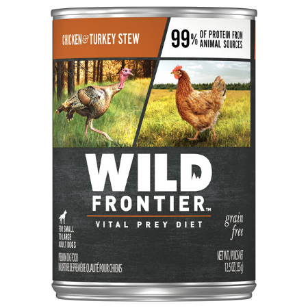 Nutro Wild Frontier Chicken & Turkey Stew Grain-Free Adult Canned Dog Food