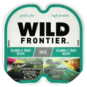Nutro Wild Frontier Real Salmon & Trout Recipe Pate Adult High-Protein Grain-Free Cat Food Trays