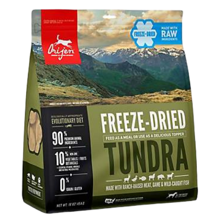 ORIJEN Grain Free Tundra Adult Freeze Dried Dog Food