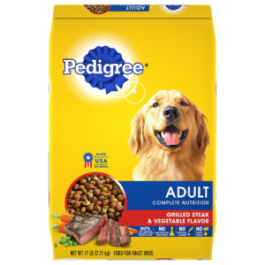 Pedigree Adult Complete Nutrition Grilled Steak & Vegetable Flavor Dry Dog Food
