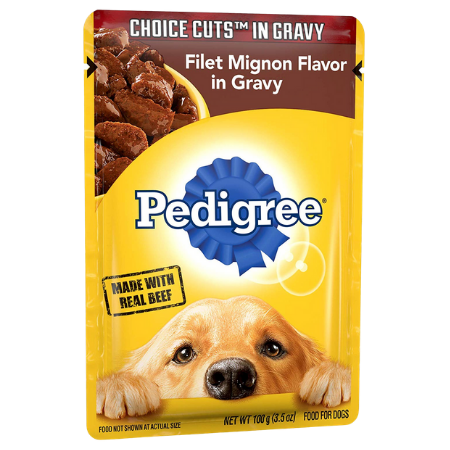 Pedigree Choice Cuts Filet Mignon Flavor in Gravy Wet Dog Food