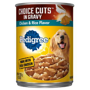 Pedigree Choice Cuts in Gravy With Chicken & Rice Canned Dog Food