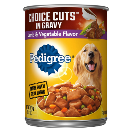 Pedigree Choice Cuts in Gravy With Lamb & Vegetables Canned Dog Food