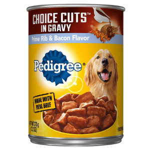 Pedigree Choice Cuts in Gravy Prime Rib & Bacon Flavor Canned Dog Food