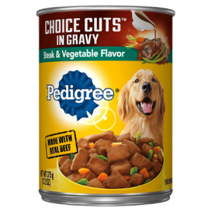Pedigree Choice Cuts in Gravy Steak & Vegetable Flavor Canned Dog Food