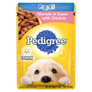 Pedigree Choice Cuts Puppy Morsels in Sauce With Chicken Wet Dog Food