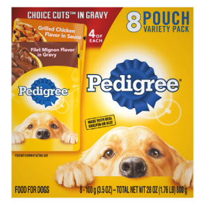 Pedigree Choice Cuts Variety Pack Grilled Chicken & Filet Mignon Flavor Wet Dog Food