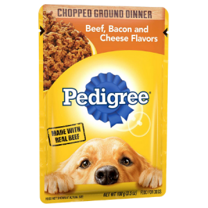 Pedigree Chopped Ground Dinner Beef, Bacon & Cheese Flavors Wet Dog Food