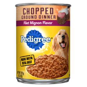 Pedigree Chopped Ground Dinner Filet Mignon Flavor Wet Dog Food