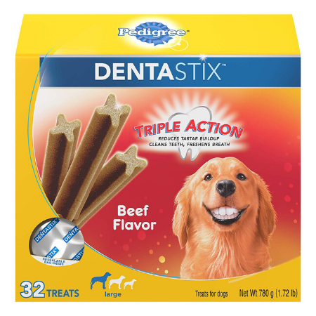 Pedigree Dentastix Large Beef Flavor Dog Treats