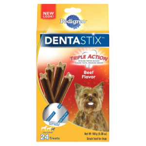 Pedigree Dentastix Toy/Small Beef Flavor Dog Treats