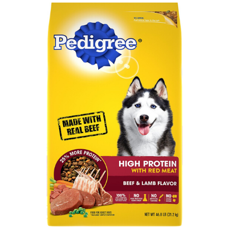 Pedigree High Protein Beef & Lamb Flavor Adult Dry Dog Food