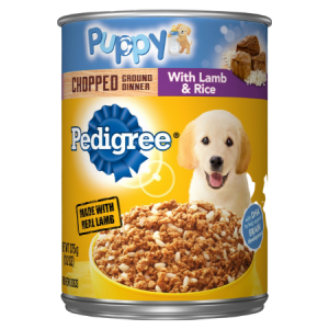 Pedigree Puppy Chopped Ground Dinner With Lamb & Rice Canned Dog Food