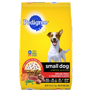 Pedigree Small Dog Complete Nutrition Grilled Steak & Vegetable Flavor Small Breed Dry Dog Food