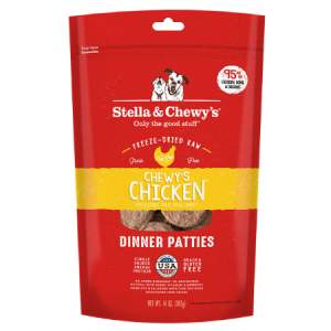 Stella & Chewy's Chicken Dinner Patties Grain-Free Freeze-Dried Dog Food