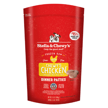 Stella & Chewy's Chicken Dinner Patties Grain-Free Raw Frozen Dog Food