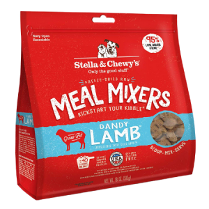 Stella & Chewy's Dandy Lamb Meal Mixers Grain-Free Freeze-Dried Dog Food,