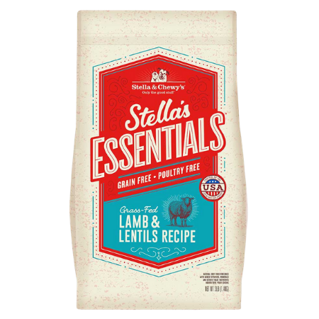 Stella & Chewy's Essentials Grain-Free Lamb & Lentils Dry Dog Food