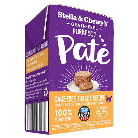 Stella & Chewy's Purrfect Paté Cage-Free Turkey Recipe Wet Cat Food