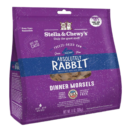 Stella & Chewy's Absolutely Rabbit Dinner Morsels Raw Frozen Cat Food