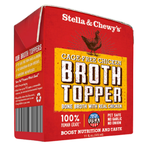 Stella & Chewy's Cage-Free Chicken Broth Topper for Dogs