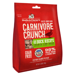 Stella & Chewy's Carnivore Crunch Cage-Free Duck Recipe Freeze-Dried Dog Treats