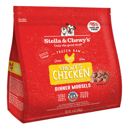 Stella & Chewy's Chicken Dinner Morsels Grain-Free Raw Frozen Dog Food