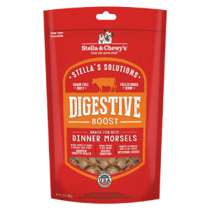 Stella & Chewy's Stella's Solutions Digestive Boost Freeze-Dried Raw Grass-Fed Beef Dinner Morsels Dog Food