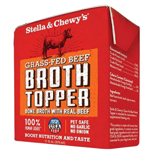 Stella & Chewy's Grass Fed Beef Beef Broth Topper for Dogs