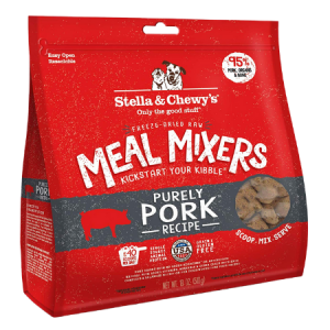 Stella & Chewy's Meal Mixers Freeze-Dried Dog Food Topper, Purely Pork