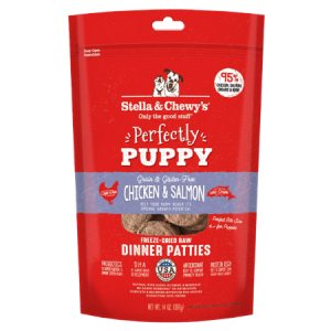 Stella & Chewy's Perfectly Puppy Chicken & Salmon Dinner Patties Freeze-Dried Raw Dog Food