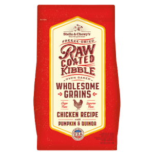 Stella & Chewy's Raw Coated Baked Kibble with Wholesome Grains Chicken Recipe with Pumpkin & Quinoa Dry Dog Food