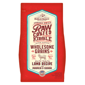 Stella & Chewy's Raw Coated Baked Kibble with Wholesome Grains Lamb Recipe with Pumpkin & Quinoa Dry Dog Food