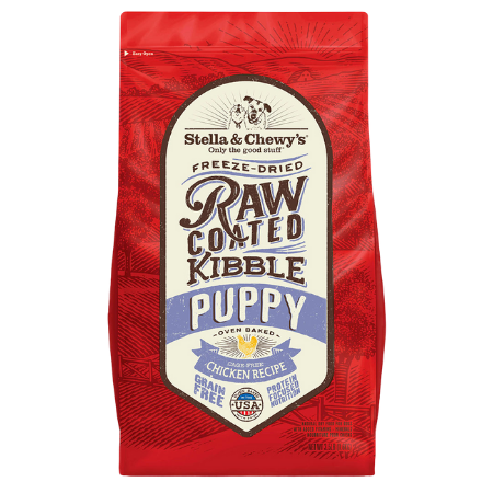 Stella & Chewy's Raw Coated Kibble Puppy Chicken Recipe Dry Dog Food
