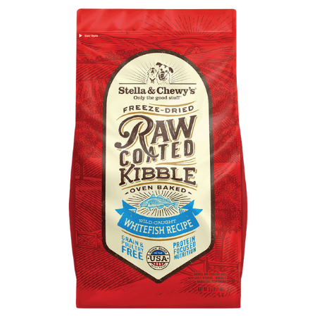 Stella & Chewy's Raw Coated Kibble Wild-Caught Whitefish Recipe Grain-Free Dog Food